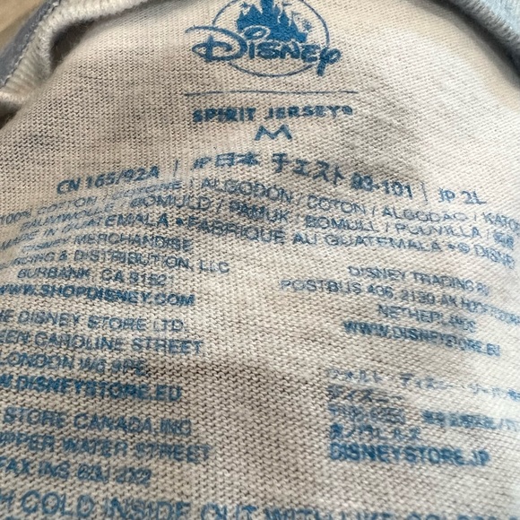 Walt Disney World Spirit Jersey Stitch Experiment 626 Blue/White Acid Wash - Picture 6 of 8
